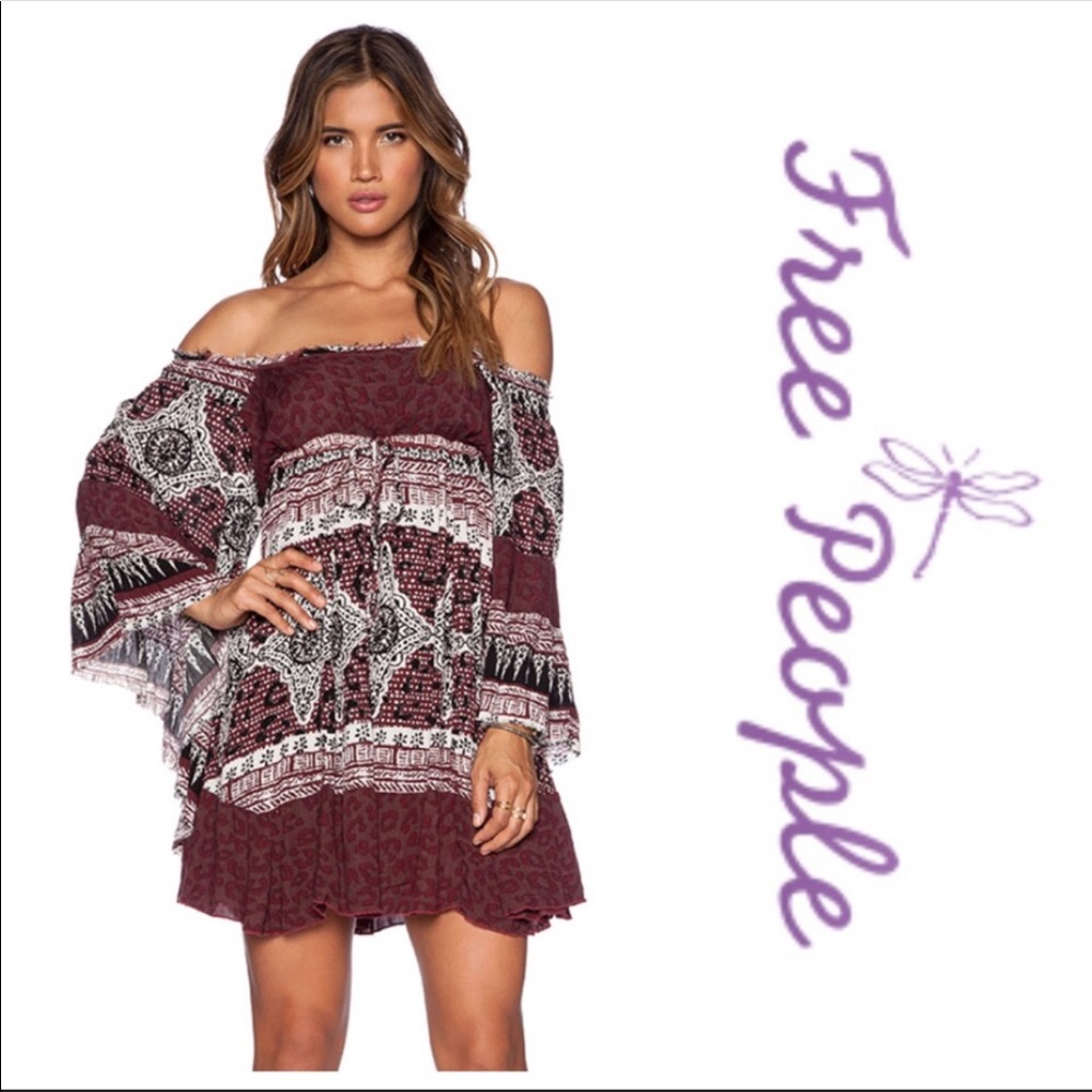 2 Free people dresses in Marroon and Blue